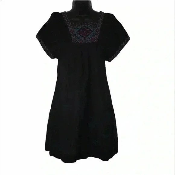 Madewell Wander Multicolor Embroidered Dress Size XXS—A2 - Picture 3 of 8